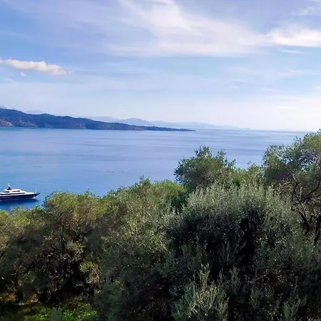 Semesterbostad Nikolas House With Sweeping Sea View Kalami (Corfu)